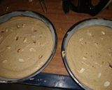 A picture of step 9 of Peanut butter cake wit strawberry jam#charityrecipe#4wkchalenge.
