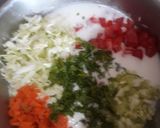 A picture of step 1 of Vegetable Raita.