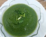 A picture of step 2 of Green garlic chattny.