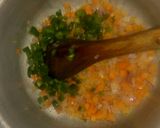 A picture of step 3 of Vegetable stuffed orange beef.