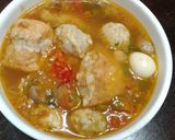 Foto langkah ke 4 dari resep Bakso Kuah Sayur 👍.