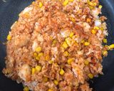 [罐頭料理］簡易韓式起司飯的食譜步驟2照片