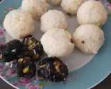 A picture of step 6 of Choco dates balls.