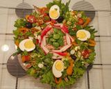 Une image de l'étape 8 de Salade Niçoise.