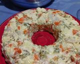 Foto del paso 4 de la receta: Mayonesa de Ave en Forma de Corona Navideña