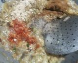 A picture of step 4 of Baingan Chokha and Bati.