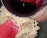 A picture of step 2 of Beetroot suji halwa.