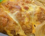 A picture of step 8 of Easy Katsudon with Mentsuyu.