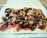 Foto del paso 4 de la receta: Empanada de solomillo con cebolla y boletus caramelizados