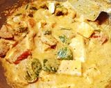 A picture of step 4 of Shimla mirch paneer.