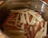 A picture of step 1 of My homemade French fries.