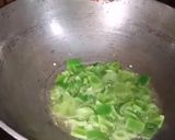 A picture of step 5 of Kadai Paneer.