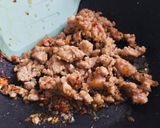 Hình bước làm 3 của món Đậu Bắp Xào Thịt Bằm