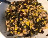 Une image de l'étape 10 de Salade aux deux haricots,maïs,lard fumé et tomates séchées.