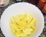 Seasoned baked potato wedges recipe step 3 photo