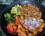 A picture of step 4 of Sweet Potatoes Chatpati.