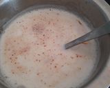 A picture of step 3 of Shahi phirni.