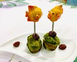Hình bước làm 7 của món Finger Food 9 👌- món chay 🌱🍃Burger bắp cải Brussels tí hon- Rau củ nướng