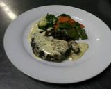 Foto del paso 1 de la receta: Entrecote grillé c/ salsa bearnesa y verduras braseadas
