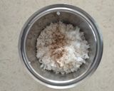 A picture of step 2 of Vattayappam.