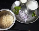 ஸ்பைசி சேமியா ஆஃப்பாயில் தோசை ரெசிபி ஸ்டேப் 1 புகைப்படம்