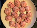 Parmesan Meatball Bake