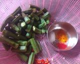 রসুন ঢেঁড়স (Lahsuni Bhindi/ Garlic Bhindi Recipe in Bengali) রেসিপির ধাপ 1 ছবি