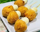 Foto langkah ke 5 dari resep Sate Bola Kentang.