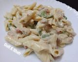 A picture of step 6 of Creamy Beef Pasta.