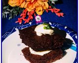 A picture of step 3 of Microwave decadent walnuts brownie cake.