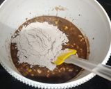 A picture of step 5 of Eggless plum cake.