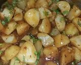 A picture of step 5 of Khatai Allu.