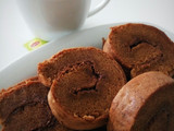 Bolu Gulung Mocha with Nutella