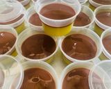 Foto langkah ke 5 dari resep Puding Kentang Vla Cokelat.