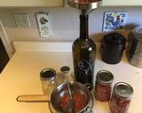 A picture of step 2 of 750. California Farm Strawberry Harvest & Liqueur.