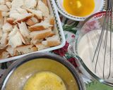 Gambar langkah 1 resipi 👩‍🍳Puding Roti Sos Kastad.