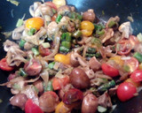 Foto del paso 3 de la receta: Fideos chinos con verduritas y jamon