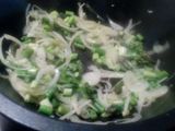 Fideos chinos con verduritas y jamon