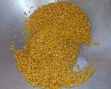 A picture of step 1 of Thiruvaiyaru Asoka Halwa.