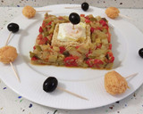 Foto del paso 11 de la receta: Pincho o tapa de arroz con verduras, huevo y bombón de queso