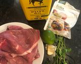A picture of step 1 of Beef Fajitas.