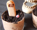 Foto del paso 5 de la receta: Tumbas Halloween de mousse de choco
