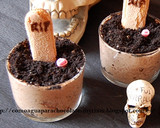 Foto del paso 4 de la receta: Tumbas Halloween de mousse de choco
