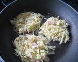 A picture of step 2 of Cheesy Baked Potatoes and Cabbage.