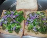 A picture of step 2 of Ahemdabadi 3-layered Sandwich.