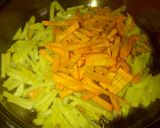Foto del paso 3 de la receta: Pasta con Vegetales Salteados y Tiritas de Carne