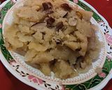 A picture of step 4 of Halwa Prasad.