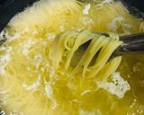 A picture of step 1 of Corn spaghetti.
