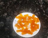A picture of step 1 of Tomato and Dates Bengali Chutney.