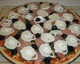 Foto del paso 10 de la receta Pizza económica con rulo de queso de cabra (Glaciar)